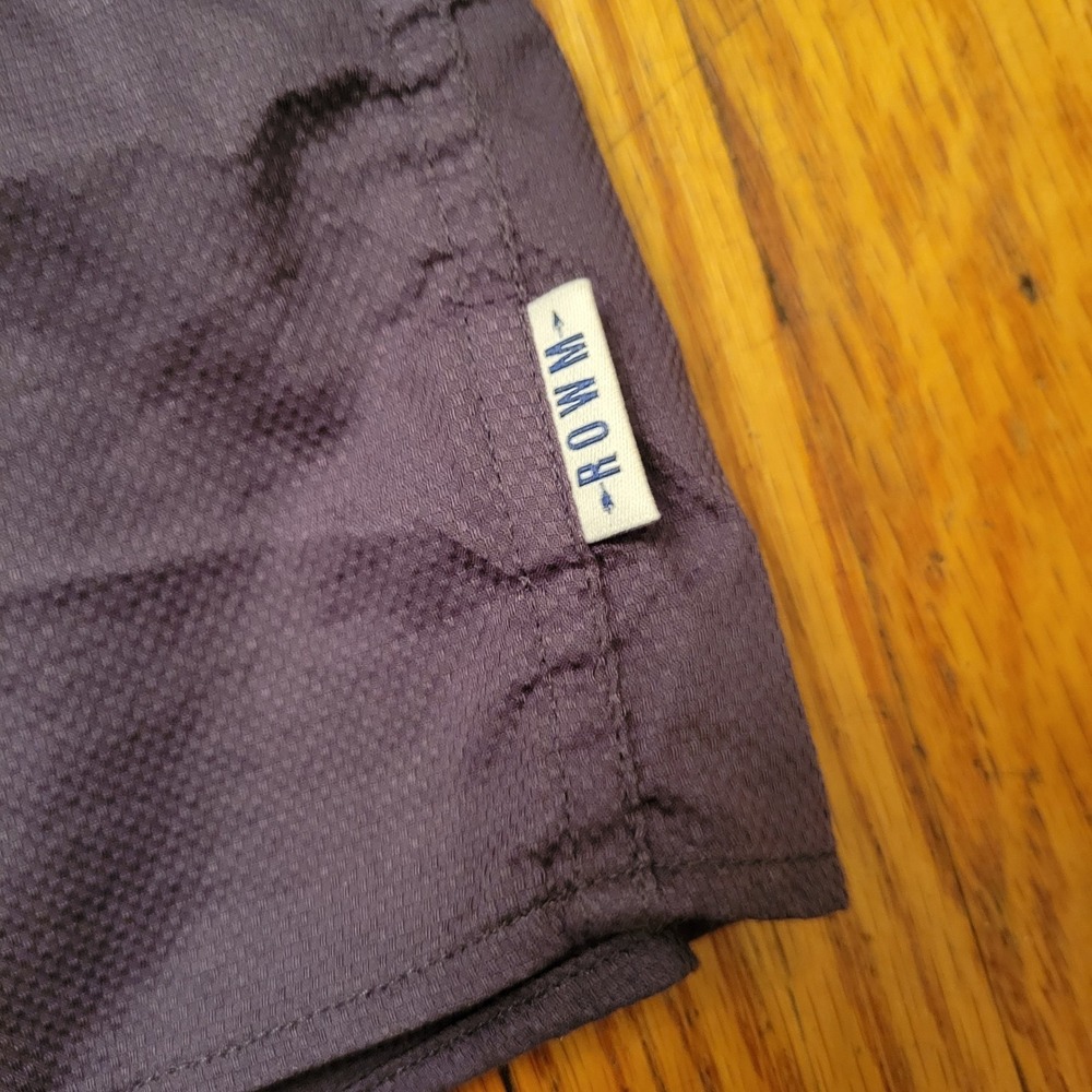 Rowm Solid Gray Button Down Shirt Long Sleeve 2xb… - image 3